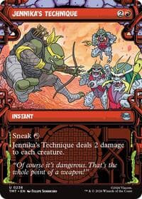 Jennika's Technique (Showcase) - Teenage Mutant Ninja Turtles - Magic: The Gathering card