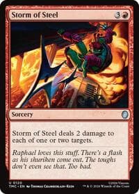 Storm of Steel - Commander: Teenage Mutant Ninja Turtles - Magic: The Gathering card