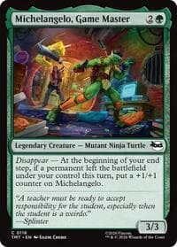 Michelangelo, Game Master - Teenage Mutant Ninja Turtles - Magic: The Gathering card