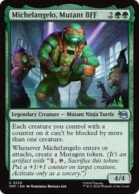 Michelangelo, Mutant BFF - Teenage Mutant Ninja Turtles - Magic: The Gathering card