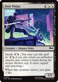 Foot Ninjas - Teenage Mutant Ninja Turtles - Magic: The Gathering card