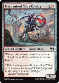 Mechanized Ninja Cavalry - Teenage Mutant Ninja Turtles - Magic: The Gathering card