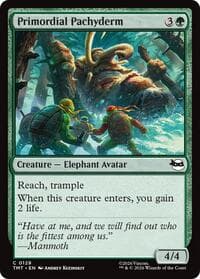 Primordial Pachyderm - Teenage Mutant Ninja Turtles - Magic: The Gathering card