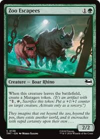 Zoo Escapees - Teenage Mutant Ninja Turtles - Magic: The Gathering card