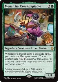 Mona Lisa, Ever Adaptable - Commander: Teenage Mutant Ninja Turtles - Magic: The Gathering card