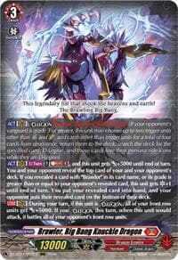 Brawler, Big Bang Knuckle Dragon - DZ-BT12: Chasm of Lost Souls - Cardfight Vanguard card