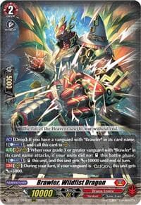 Brawler, Wildfist Dragon - DZ-BT12: Chasm of Lost Souls - Cardfight Vanguard card