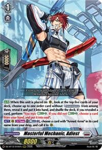 Masterful Mechanic, Adiest - DZ-BT12: Chasm of Lost Souls - Cardfight Vanguard card