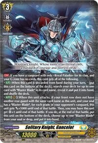 Solitary Knight, Gancelot - DZ-BT12: Chasm of Lost Souls - Cardfight Vanguard card