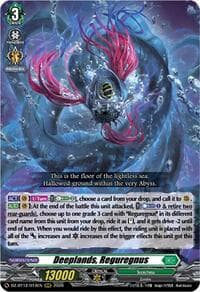 Deeplands, Reguregnus - DZ-BT12: Chasm of Lost Souls - Cardfight Vanguard card