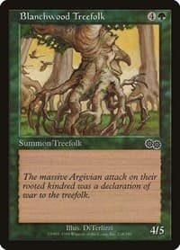 Blanchwood Treefolk - Urza's Saga - Magic: The Gathering card