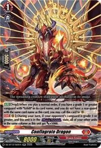Conflagrate Dragon - DZ-BT12: Chasm of Lost Souls - Cardfight Vanguard card
