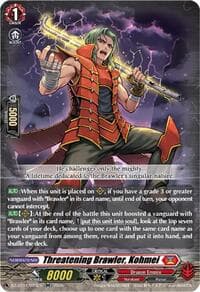 Threatening Brawler, Kohmei - DZ-BT12: Chasm of Lost Souls - Cardfight Vanguard card