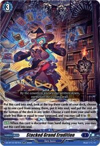 Stacked Grand Erudition - DZ-BT12: Chasm of Lost Souls - Cardfight Vanguard card