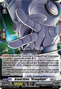 Armed Arms, "StrongRight" - DZ-BT12: Chasm of Lost Souls - Cardfight Vanguard card