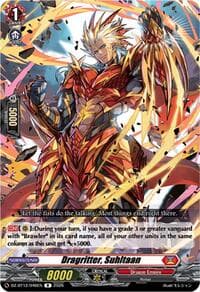 Dragritter, Suhltaan - DZ-BT12: Chasm of Lost Souls - Cardfight Vanguard card