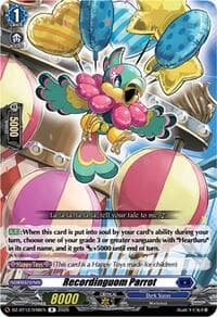 Recordinguom Parrot - DZ-BT12: Chasm of Lost Souls - Cardfight Vanguard card