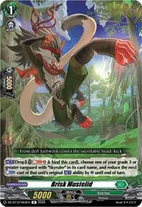 Brisk Mustelid - DZ-BT12: Chasm of Lost Souls - Cardfight Vanguard card