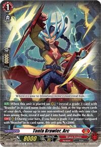 Tonfa Brawler, Arc - DZ-BT12: Chasm of Lost Souls - Cardfight Vanguard card