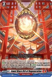 Jewel Blaze Orb of Regeneration - DZ-BT12: Chasm of Lost Souls - Cardfight Vanguard card