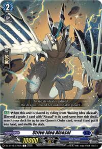 Strive Idea Alcasal - DZ-BT12: Chasm of Lost Souls - Cardfight Vanguard card