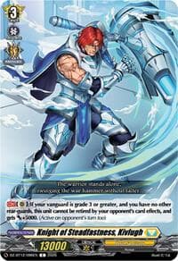 Knight of Steadfastness, Kivlugh - DZ-BT12: Chasm of Lost Souls - Cardfight Vanguard card