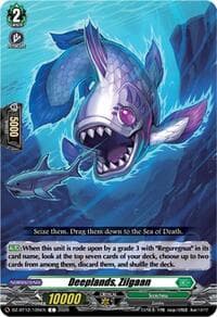 Deeplands, Zilgaan - DZ-BT12: Chasm of Lost Souls - Cardfight Vanguard card