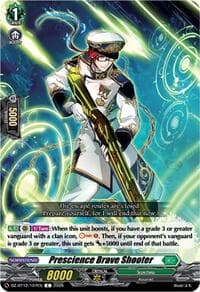 Prescience Brave Shooter - DZ-BT12: Chasm of Lost Souls - Cardfight Vanguard card