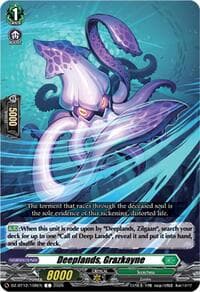 Deeplands, Grazkayne - DZ-BT12: Chasm of Lost Souls - Cardfight Vanguard card