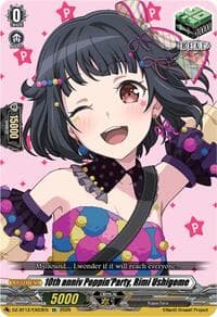 10th anniv Poppin'Party, Rimi Ushigome - DZ-BT12: Chasm of Lost Souls - Cardfight Vanguard card