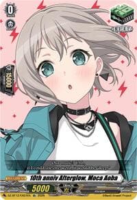 10th anniv Afterglow, Moca Aoba - DZ-BT12: Chasm of Lost Souls - Cardfight Vanguard card