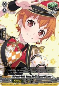 10th anniv Hello, Happy World! Hagumi Kitazawa - DZ-BT12: Chasm of Lost Souls - Cardfight Vanguard card
