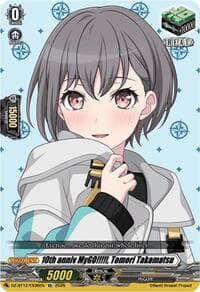 10th anniv MyGO!!!!!, Tomori Takamatsu - DZ-BT12: Chasm of Lost Souls - Cardfight Vanguard card