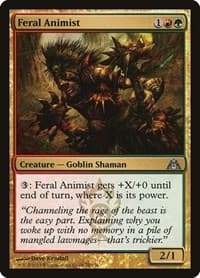 Feral Animist - Dragon's Maze - Magic: The Gathering card
