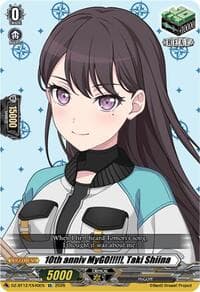 10th anniv MyGO!!!!!, Taki Shiina - DZ-BT12: Chasm of Lost Souls - Cardfight Vanguard card