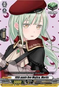 10th anniv Ave Mujica, Mortis - DZ-BT12: Chasm of Lost Souls - Cardfight Vanguard card
