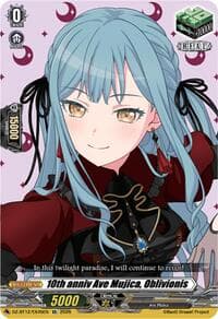 10th anniv Ave Mujica, Oblivionis - DZ-BT12: Chasm of Lost Souls - Cardfight Vanguard card