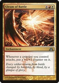 Gleam of Battle - Dragon's Maze - Magic: The Gathering card