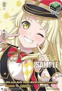 10th anniv Hello, Happy World! Kokoro Tsurumaki (EXS) - DZ-BT12: Chasm of Lost Souls - Cardfight Vanguard card