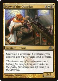 Maw of the Obzedat - Dragon's Maze - Magic: The Gathering card