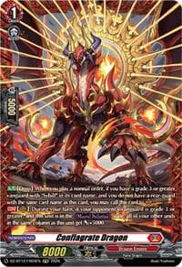Conflagrate Dragon (FR) - DZ-BT12: Chasm of Lost Souls - Cardfight Vanguard card