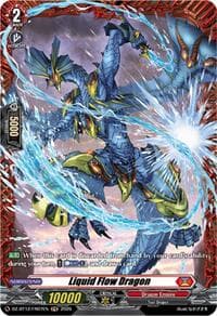 Liquid Flow Dragon (FR) - DZ-BT12: Chasm of Lost Souls - Cardfight Vanguard card
