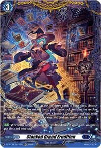 Stacked Grand Erudition (FR) - DZ-BT12: Chasm of Lost Souls - Cardfight Vanguard card