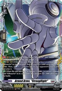 Armed Arms, "StrongRight" (FR) - DZ-BT12: Chasm of Lost Souls - Cardfight Vanguard card