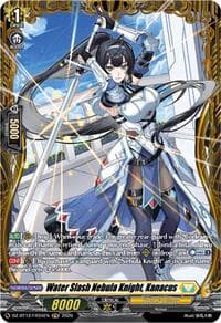 Water Slash Nebula Knight, Kanacus (FR) - DZ-BT12: Chasm of Lost Souls - Cardfight Vanguard card