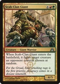 Scab-Clan Giant - Dragon's Maze - Magic: The Gathering card