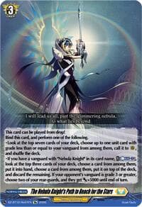 The Nebula Knight's Path to Reach for the Stars - DZ-BT12: Chasm of Lost Souls - Cardfight Vanguard card