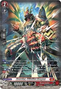 Brawler, Wildfist Dragon (SR) - DZ-BT12: Chasm of Lost Souls - Cardfight Vanguard card