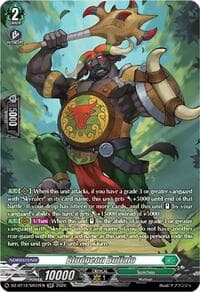 Bludgeon Buffalo (SR) - DZ-BT12: Chasm of Lost Souls - Cardfight Vanguard card