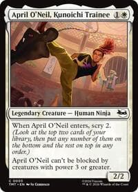 April O'Neil, Kunoichi Trainee - Teenage Mutant Ninja Turtles - Magic: The Gathering card
